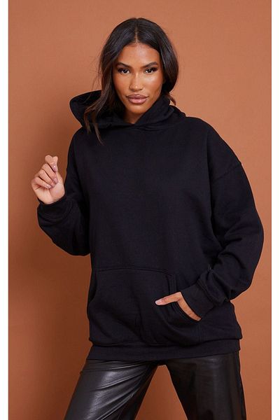 CLAYES Φούτερ Angel Energy - Μαύρη στάμπα Oversize Hooded