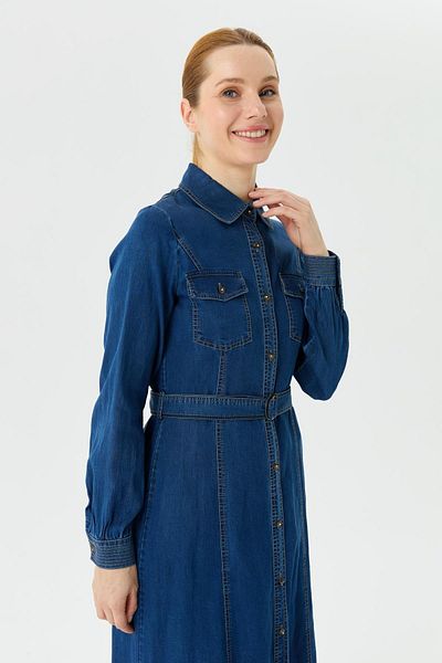 Doque Tunica subțire din denim, îmbrăcăminte pe jumătate de pardesiu și îmbrăcăminte de vară 54053