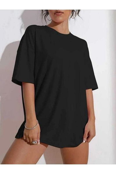CLAYES Wish Happy Single Jersey - Μαύρο μπλουζάκι με στάμπα