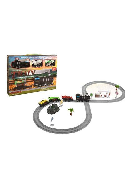 FULLJOY 45-Piece Battery Operated Railway Train Set 12-2120773