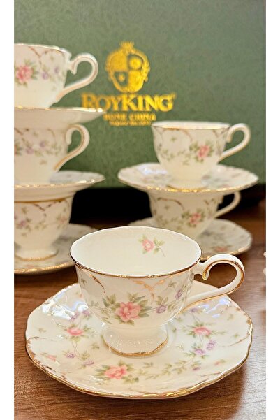 ROY KING ROYKİNG 6 KİŞİLİK 12 PARÇA LİMİTED EDİTİON KAHVE FİNCAN TAKIMI