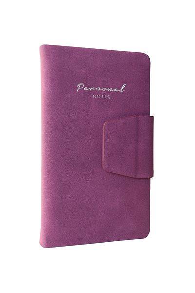 Victoria's Journals دفتر مورف للجيب - 9.6×16.6 سم، 80 جرام، مسطر، بنفسجي