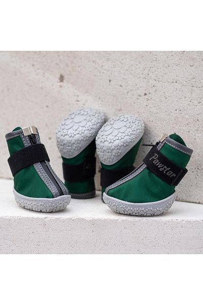 Pawstar Green Dog Shoes-Dog Booties