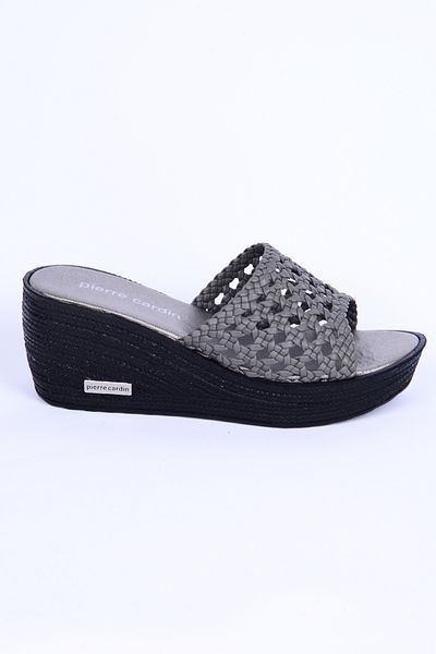 Pierre Cardin 3530 Straw Comfortable Sole Platinum Daily Women's Slippers