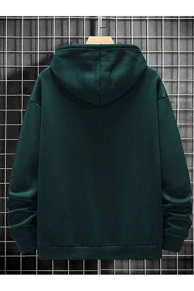 VBSVİBES Φούτερ Originals Text - Πράσινη κουκούλα με στάμπα Oversize