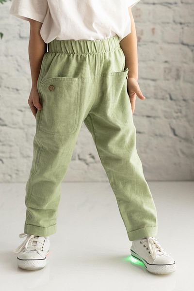 Zeyland Boy's Linen Trousers with Pocket Detail