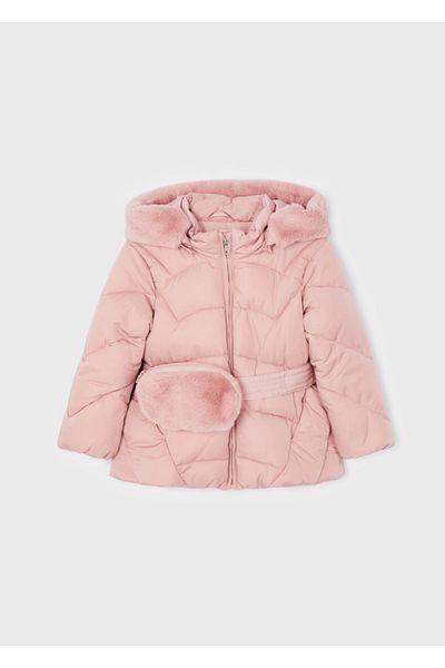MAYORAL Girl's Winter Coat with Bag