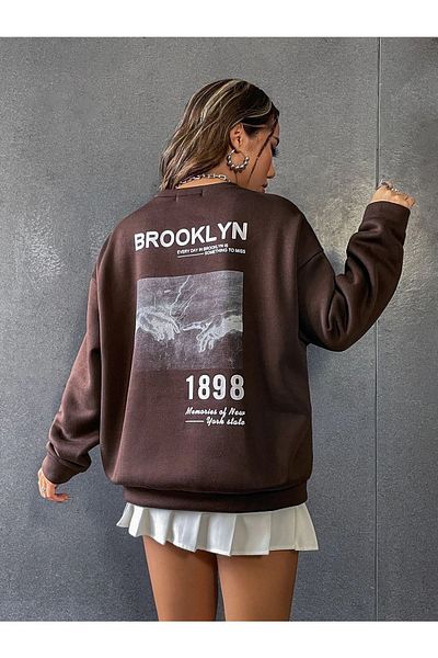 CLAYES Women's Brooklyn Sweatshirt Brown