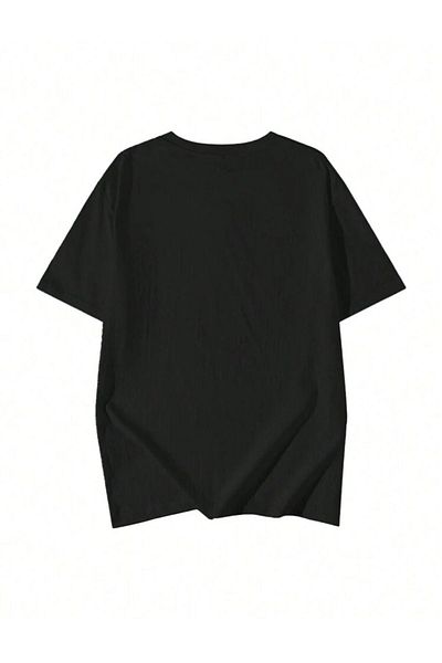 VBSVİBES BLACK OVERSIZE BASIC STANOADO TSHIRT