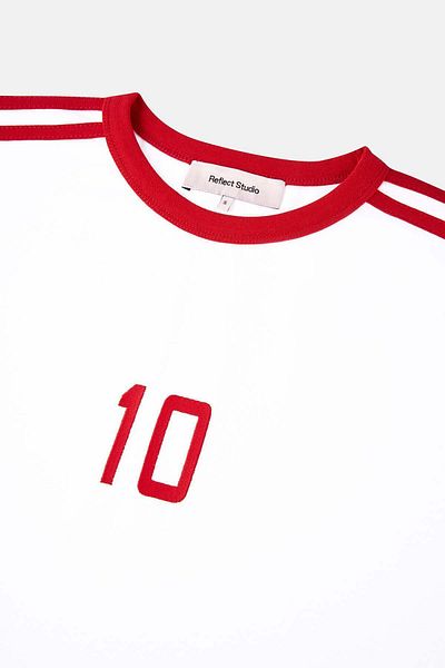Socrates Türkiye 10 Ελαφρύ T-shirt - Λευκό