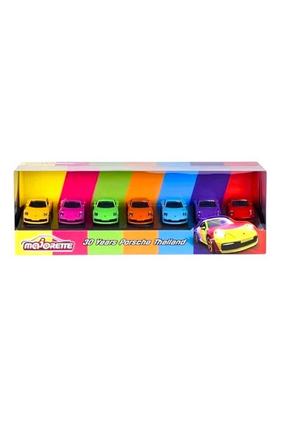 Simba I Chose I Bought Majorette 30. Year Porsche Thailand Metal Cars Set of 7 3