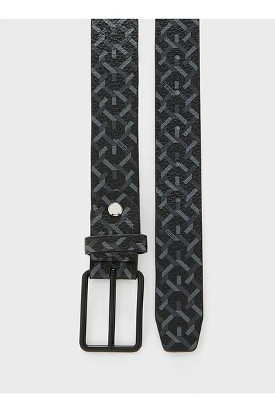 Guess Bucarest Rev & Adj H30 Men's Black Belt Bmbuswp5130-Bla