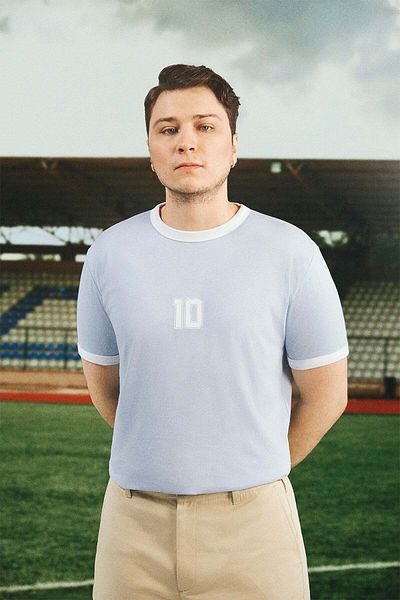Socrates Tricou ușor Argentina 10 - Albastru deschis