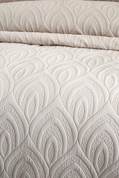 Solinas Collection Soldi Perla Cappucino Çift Kişilik Yatak Örtüsü