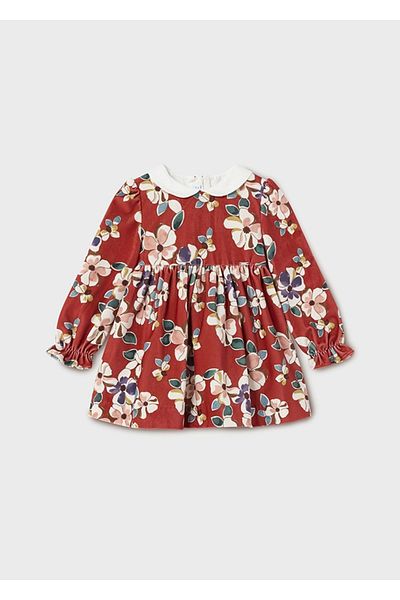 MAYORAL Printed Long Sleeve Girls' Dress