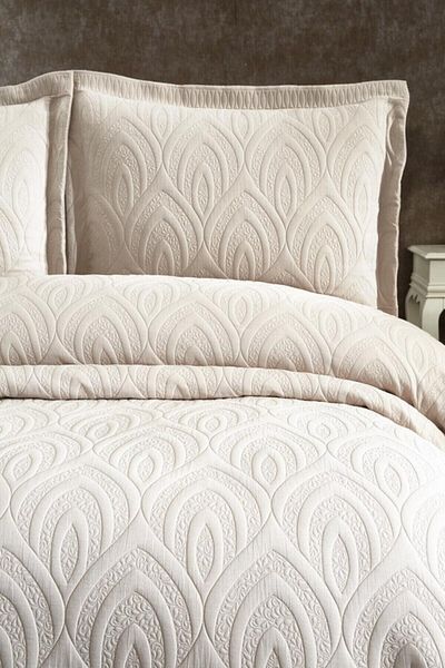 Solinas Collection Soldi Perla Cappucino Double Bedspread