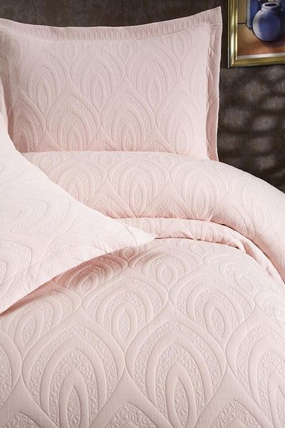 Solinas Collection Soldi Perla Powder Double Bedspread