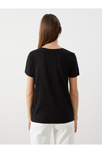 LC Waikiki Tricou de damă cu imprimeu cu guler rotund