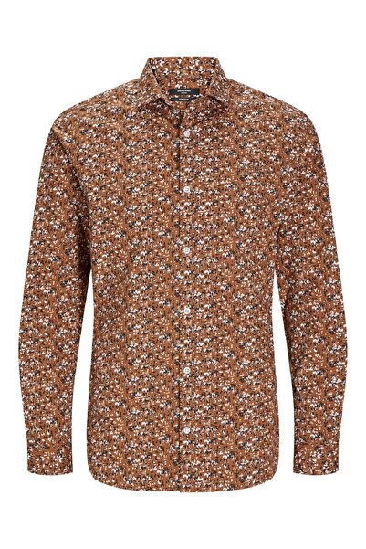 Jack & Jones JACK JONES Erkek Desenli Uzun Kol Gömlek 12260625