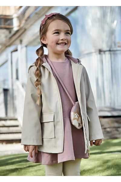 MAYORAL Fleece Lined Girl's Raincoat_Mnvs4498