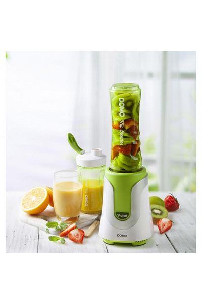 Domo Portable 2-Jug Blender with Lid DO436BL, 300 W