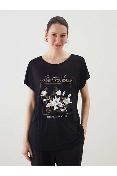 LC Waikiki Crew Neck Printed Women's T-Shirt