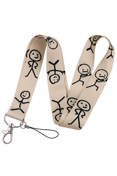 Choice 3 سلسلة مفاتيح لطيفة على شكل إصبع وسطى وحزام رقبة لحمل المفاتيح وشارة ...