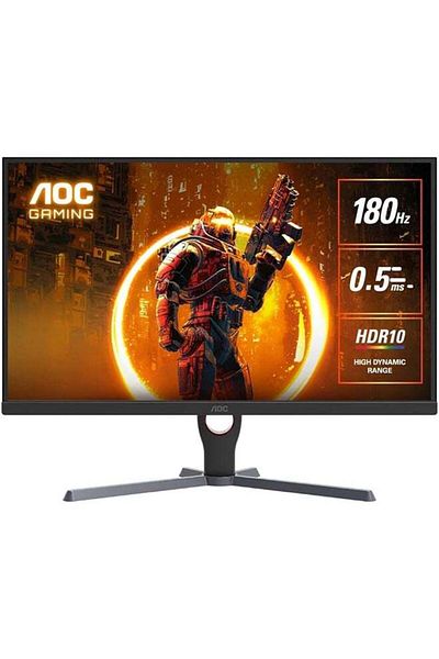 Aoc شاشة ألعاب 24G11E مقاس 23.8 بوصة بدقة Full HD 1920x1080، HDR10، نوع لوحة IPS