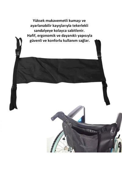 Asm TEKERLEKLİ SANDALYE OKSİJEN TÜPÜ TAŞIMA ÇANTASI