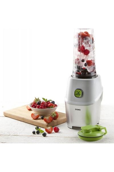 Domo Blender portabil cu 3 fălci și capac DO700BL, 1000 W
