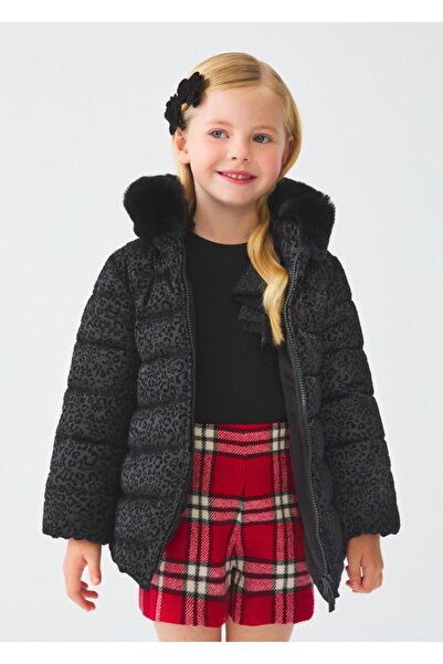 MAYORAL Abel&lula Leopard Pattern Girl's Winter Coat