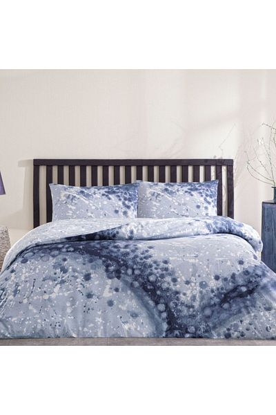 Taç Bed Linen with Elastic, TaçRanforce, Rex blue, blue