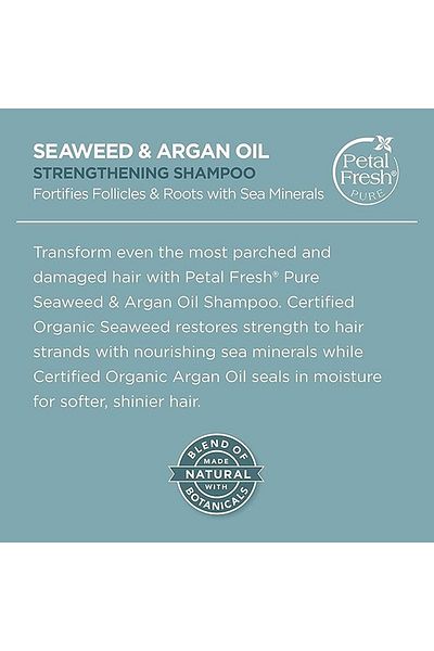 Petal Fresh Pure Petal Fresh Strengthening Shampoo Seaweed & Argan Oil - 475 ml