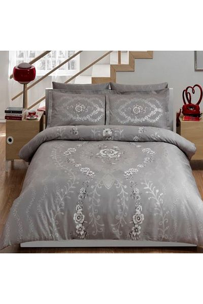 Taç Luxury satin double bed linen, TaçElegance, Louvre
