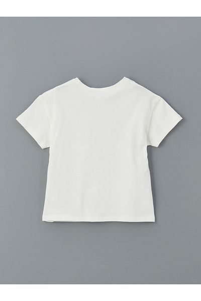 LC Waikiki Crew Neck Elsa Printed Girl's T-Shirt