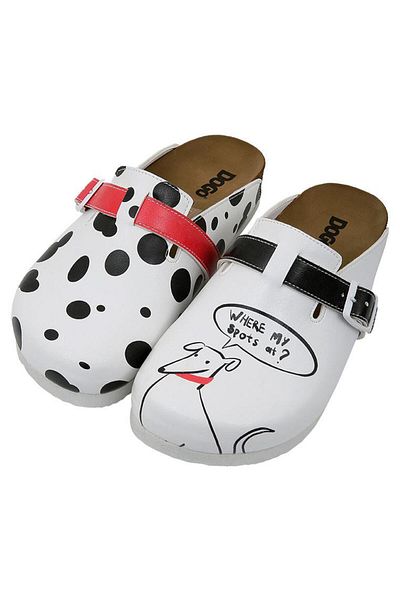 Dogo Women's Vegan Leather Multicolor Slippers - Where My Spots at Design