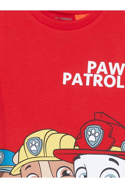 LC Waikiki Paw Patrol Printed Combed Cotton Baby Boy T-Shirt
