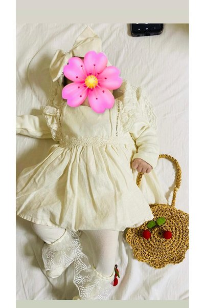 PİNKBAG Handmade Baby Wicker Cherry Bag (0-24 Months)