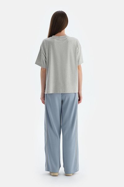 Dagi Gray Melange Women's T-Shirt