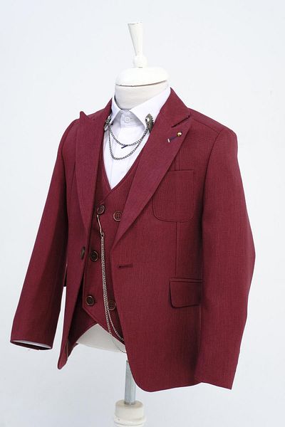 Doctor junior Boy&#39;s Sports Jacket Vest Two Piece Suit