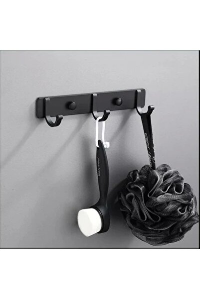 ardini Κρεμάστρα αλουμινίου 3 τεμαχίων μαύρο ματ