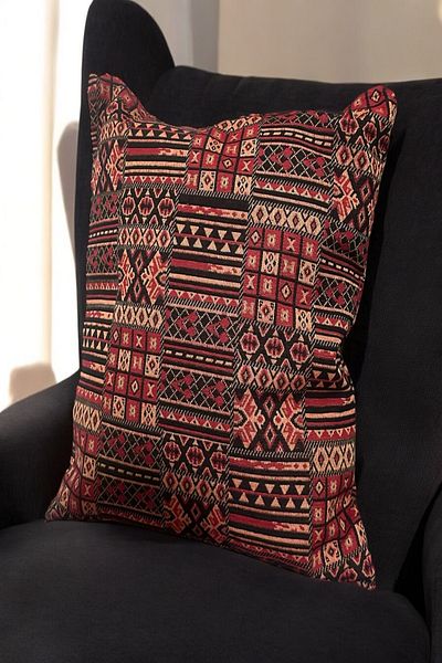 Sofline Bohemian Punch Kırkant Case, Nostalgic Pattern (45X45Cm)