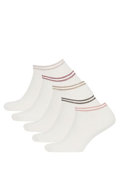 DeFacto 5-teiliges Damen-Booties-Set aus Baumwolle Z7554azns