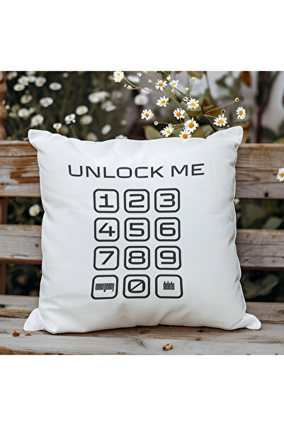 qoeuyl boutique Otključaj me Štampano Poklon vlakno saten Dekorativni jastuk