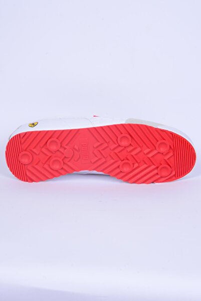 Puma 307813-02 Ferrari Roma Via Beyaz-kırmızı Erkek Spor Ayakkabı
