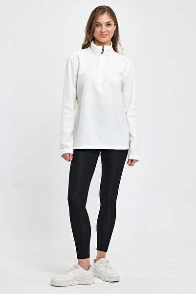 Superlife Γυναικείο φούτερ με μισό φερμουάρ Softech Fleece spr24pwk20