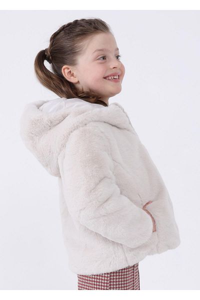 MAYORAL Girl's Plush Coat