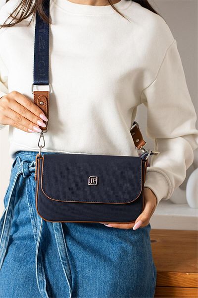 Ayakkabı Fuarı Elit Slh6005 Women's Shoulder Bag Navy Blue