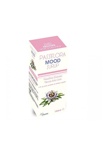 Matriks İlaç Passif Mood Şurup Passiflora Ekstraktı Takviye Edici Gıda 180ml