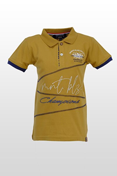 Midimod Gold Комір-поло з коміром для хлопчиків Tisort